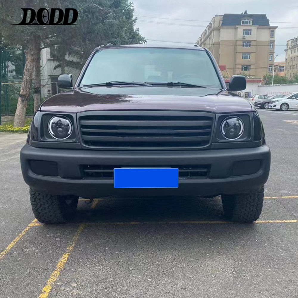 Front Grille For 1998-2006 Toyoya Land Crusier LC100 Bumper Grills Grill Cover W/0 Light Black