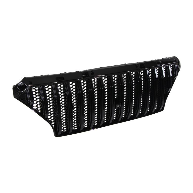 Front Grille For 2019-2020 Hyundai Santa Fe Bumper Grills Grill Cover W/0 Light Gloss Black