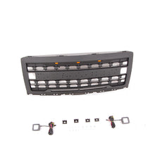 Load image into Gallery viewer, Front Grille for 2014-2015 Chevrolet Silverado 1500 Grills Grill Cover W/3 LED Lights and Cube Lights Black