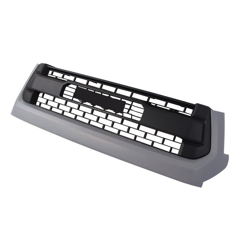 Front Grille For 2014-2019 Toyota Tundra Bumper Grills Grill Cover Grey and Black