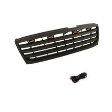 Load image into Gallery viewer, Front Grille For 1998-2006 Toyota Land Crusier LC100 Bumper Grills Grill Cover W/4 LED Light Black