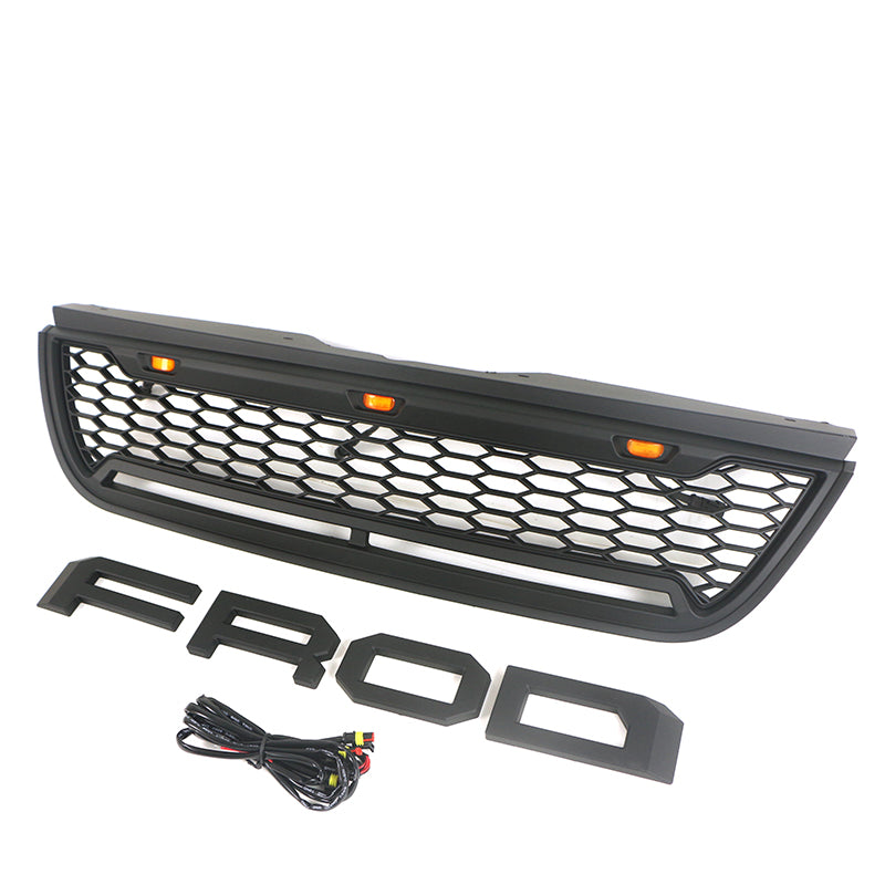 Front Grille For 2002 2003 2004 2005 Ford Explorer Front Bumper Grills Grill Cover Matte Black