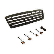 Load image into Gallery viewer, Front Grille For 1998-2006 Toyota Land Crusier LC100 Bumper Grills Grill Cover W/4 LED Light Black