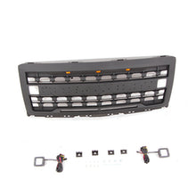 Load image into Gallery viewer, Front Grille for 2014-2015 Chevrolet Silverado 1500 Grills Grill Cover W/3 LED Lights