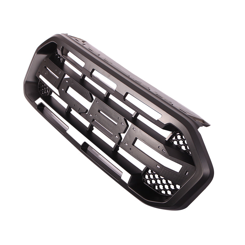 Front Grille For 2019 2020 2021 2022 Ford Ranger Bumper Grills Grill Cover W/0 Light Black