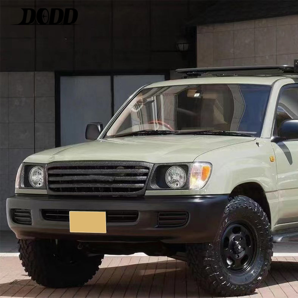 Front Grille For 1998-2006 Toyoya Land Crusier LC100 Bumper Grills Grill Cover W/0 Light Black