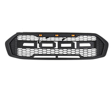 Load image into Gallery viewer, Front Grlle For 2017 2018 2019 Ford Everest Bumper Grills Grill Cover W/3 LED Light Black