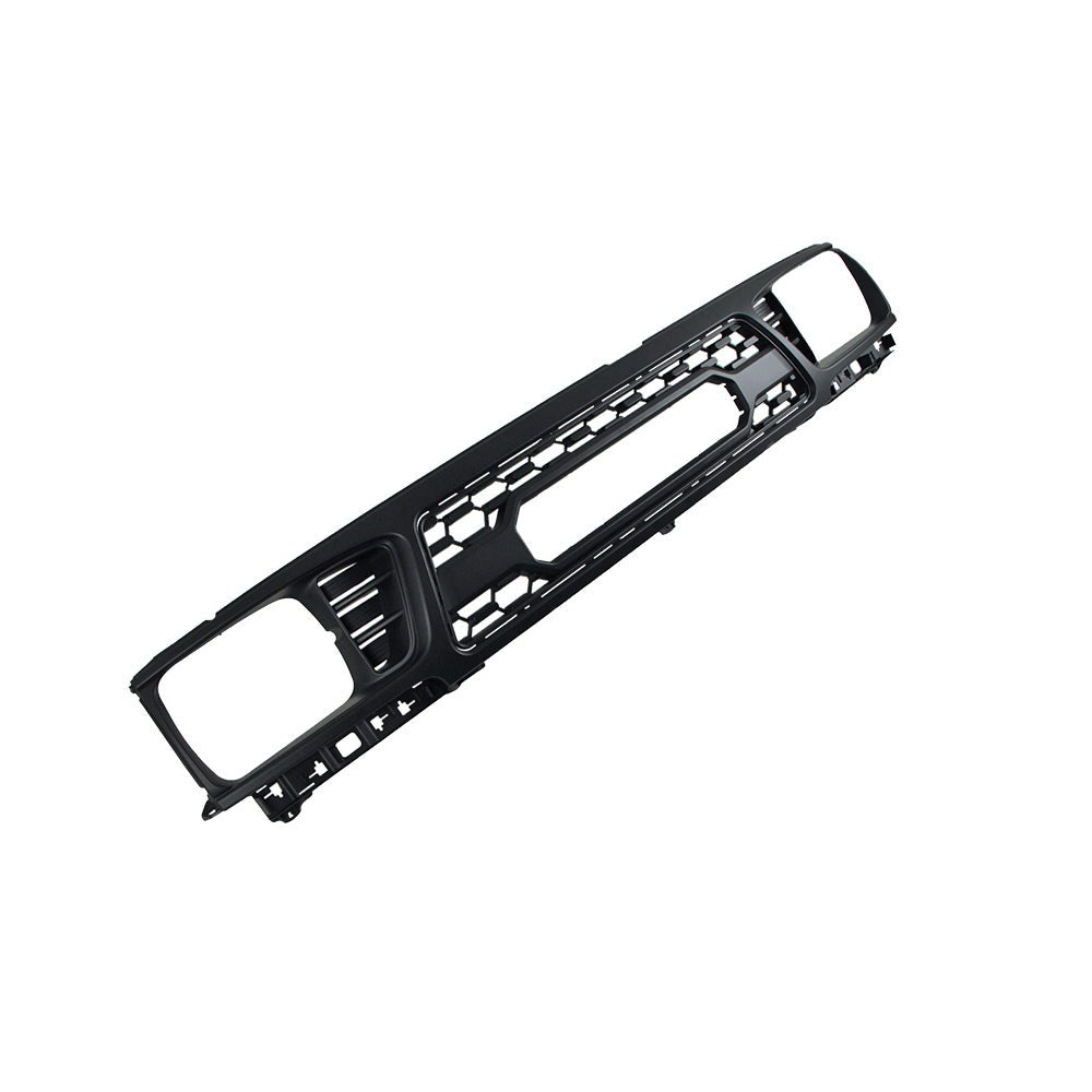 Front Grille For 1995-1997 Toyota Tacoma TRD Bumper Grills Grill Cover W/3 LED Light Black