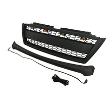 Load image into Gallery viewer, Front Grille For 2014-2018 Toyota Land Crusier Prado Bumper Grills Grill Cover W/4 LED Lights Black
