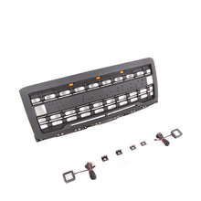 Load image into Gallery viewer, Front Grille for 2014-2015 Chevrolet Silverado 1500 Grills Grill Cover W/3 LED Lights and Cube Lights Black