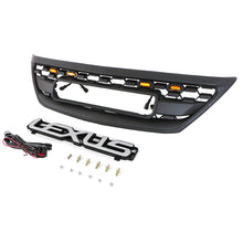 Load image into Gallery viewer, For 1999 2000 2001 2002 2003 Lexus RX270 300 330 350 400 450 Front Grille Front Center Mesh Grille Grill Cover With 4 LED Lights Black