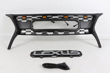 Load image into Gallery viewer, For 2013 2014 2015 2016 Lexus RX270 300 330 350 400 450 Front Grille Front Center Mesh Grille Grill Cover Replacement With 4 LED Lights Black