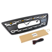 Load image into Gallery viewer, Front Grille For 2003 2004 2005 2006 2007 Lexus LX570 Front Center Mesh Grill Cover With 4 LED Lights Black