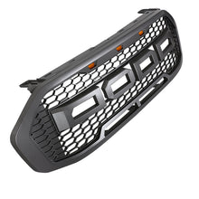 Load image into Gallery viewer, Front Grlle For 2017 2018 2019 Ford Everest Bumper Grills Grill Cover W/3 LED Light Black