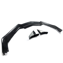 Load image into Gallery viewer, Front Lip Compatible with 2021 2022 2023 Corvette C8 Z51 ZR1 Style STG 3 Winglet Front Bumper Chin Lip Splitter ABS 7PCS Gloss Black