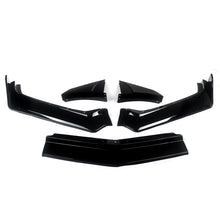 Load image into Gallery viewer, Front Lip Compatible with 2021 2022 2023 Corvette C8 Z51 ZR1 Style STG 3 Winglet Front Bumper Chin Lip Splitter ABS 7PCS Gloss Black