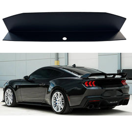 Rear Trunk Cover Compatibility with 2024 2025 Mustang GT DH S650 Rear Trunk Decklid Panel Trim Tailgate Cover (Matte Black)