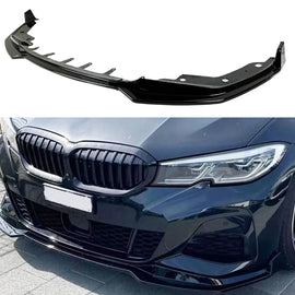 Front Lip Compatibility with 2019-2022 3 Series G20 320i 330i 330e M340i M Sport Front Bumper Lower Chin Lip Spoiler Splitter Protection Trim Gloss Black