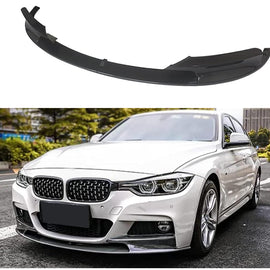 Front Lip Compatibility with 2012-2018 3 Series F30 320i 328d 330i 340i M Sport Front Bumper Chin Lip Spoiler Splitter ABS Carbon Fiber