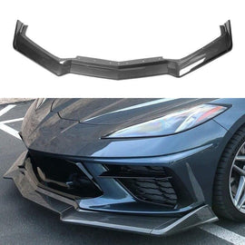 Front Lip Compatibility with 2020-2023 Corvette C8 Front Bumper Lip GM 5VM Style Front Bumper Chin Lip Carbon Fiber