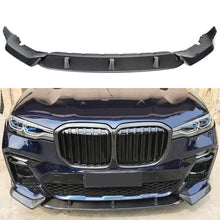 Load image into Gallery viewer, Front Lip Compatibility with 2019-2022 X7 G07 M Sport Front Lower Bumper Valance Chin Lip Splitter Spoiler Kit (Carbon Fiber Style)