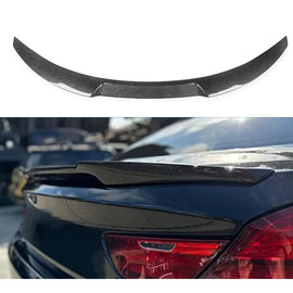 Rear Spoiler Compatibility with 2012-2018 6 Series F06 640i 650i M6 M4 Style Rear Trunk Wing Lid Spliter (Carbon Fiber Style)