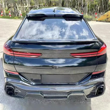 Load image into Gallery viewer, Spoiler Compatibility with 2020-2023 X6 G06 M Sport Rear Trunk Spoiler Wing Lid Splitter Bodykit ABS (Carbon Fiber Style)