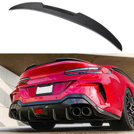 For 2019-2023 8 Series G14 G15 2 Door Rear Trunk Spliter Wing Lid (Carbon Fiber Style)