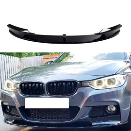 Front Lip Compatibility with 2012-2018 3 Series F30 320i 328d 330i 340i M Sport Front Bumper Chin Lip Spoiler Splitter ABS Gloss Black