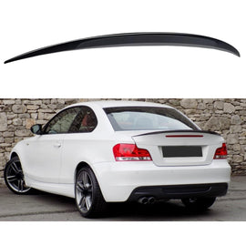 Spoiler Compatibility with 2007-2013 1 Series E82 128i 135i Coupe MP Style Rear Trunk Spoiler Wing Lid Splitter Bodykit ABS (Gloss Black)