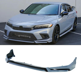 Front Lip Compatibility with 2022-2024 Civic Yofer Style Front Bumper Chin Lip Splitter Spoiler Kit Black Sonic Gray