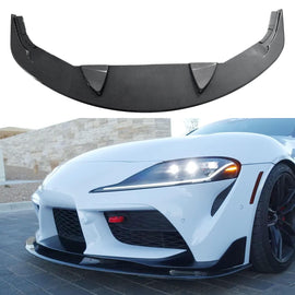 Front Lip Compatibility with 2020-2022 Supra GR A90 A91 Front Splitter Bumper Chin Lip Carbon Fiber Style