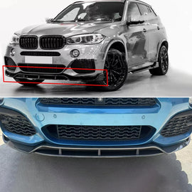 For 2014-2017 X3 F25 X4 F26 M Sport Front Chin Diffuser Lip Air Dam Splitter Spoiler (Carbon Fiber Style)