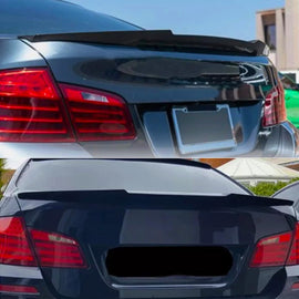 Spoiler Compatibility with 2011-2016 5 Series F10 M5 Sedan 528i 535i 550i M4 Style Rear Trunk Spoiler Wing Lid Splitter ABS Bodykit (Gloss Black)