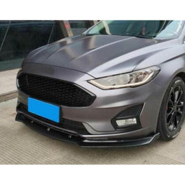 Front Lip Compatibility with Fusion/Mondeo 2019-2020 Front Bumper Lip Splitter Spoiler Bodykit Gloss Black