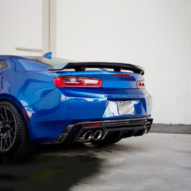 Spoiler Compatibility with 2016-2023 Camaro LS LT1 LT SS RS ZL1 Style Rear High Wing Trunk Lid Carbon Fiber