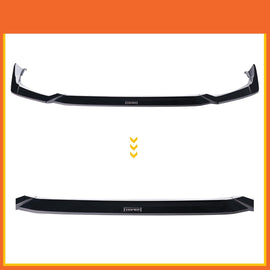 Front Lip Compatibility with 2025 UP Civic 11.5th Gen Yofer Style Front Bumper Chin Lip Spoiler Splitter Kit Gloss Black