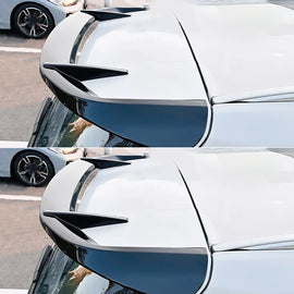 Rear Roof Spoiler Compatibility with 2023 2024 X1 U11 M Sport Rear Trunk Spliter Wing Lip (Gloss Black)
