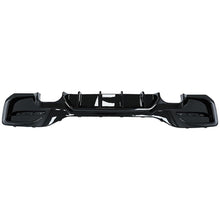Load image into Gallery viewer, Rear Diffuser Compatibility with 2015-2019 1 Series F20 F21 M Sport Rear Bumper Chin Diffuser Lip Kit Spoiler Splitter (2015-2019, Gloss Black (0-0))