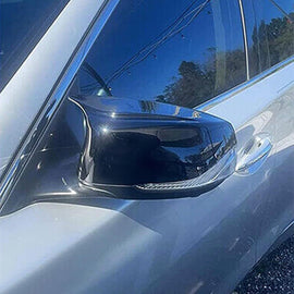 Door Mirror Covers Compatibility With 2014-2020 Q50 2015-2020 Q60 Q70 QX30 QX50 Rearview Side Left and Right Mirror Cover Caps Trim Replacement 2PCS (Gloss Black)