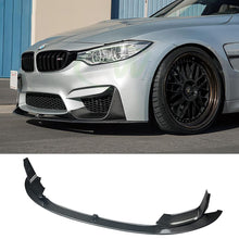 Load image into Gallery viewer, For 2014 2015 2016 2017 2018 2019 2020 BMW M3 F80 M4 F82 F83 MP Style Front Bumper Chin Lip Spoiler Splitter Carbon Fiber