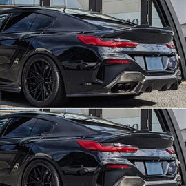 For 2019-2023 8 Series G16 4 Door Rear Trunk Spliter Wing Lid (Gloss Black)