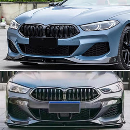 Front Lip Compatibility with 2020-2022 4 Series G22 G23 420i 430i M Sport AC Style Front Bumper Chin Lip Splitter Spoiler Kit Gloss Black