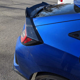 Spoiler Compatibility with Civic 2016-2021 Hatchback 10 X Generation 5Dr Type-R EX EX-L LX Sport Touring Rear Trunk Duckbill Spoiler Wing Gloss Black