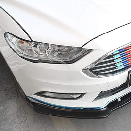 Front Lip Compatibility with Fusion/Mondeo 2013-2016 Front Bumper Lip Splitter Spoiler Bodykit Carbon Fiber