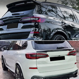 For 2019-2023 X5 G05 M Sport Tailgate mid Spoiler Wing Compatibility Tail Mid Rear Middle Spoiler Boot Wing (Gloss Black)