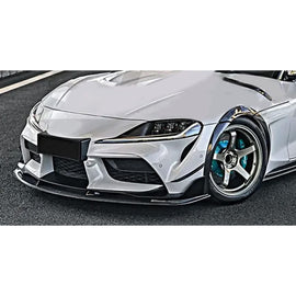 Front Lip Compatibility with 2020-2022 Supra GR A90 A91 Front Splitter Bumper Chin Lip Gloss Black