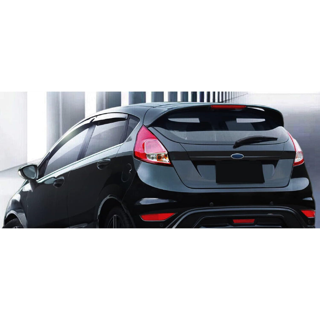 Compatibility with 2009-2018 Fiesta ST Style Roof Spoiler Rear Window Boot Roof Spoiler Wing Rear Spoiler Gloss Black