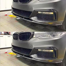 Load image into Gallery viewer, Front Lip Compatibility with 2017-2020 5 Series G30 G31 M Sport Front Bumper Diffuser Chin Lip Splitter Spoiler Kit 3PCS (Carbon Fiber Style)