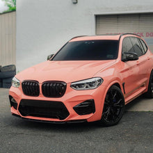 Load image into Gallery viewer, Front Bumper Lip Compatibility with 2019-2021 X3M F97 X4M F98 M Competition Sport Front Diffuser Chin Lip Air Dam Splitter Spoiler (Carbon Fiber Style)